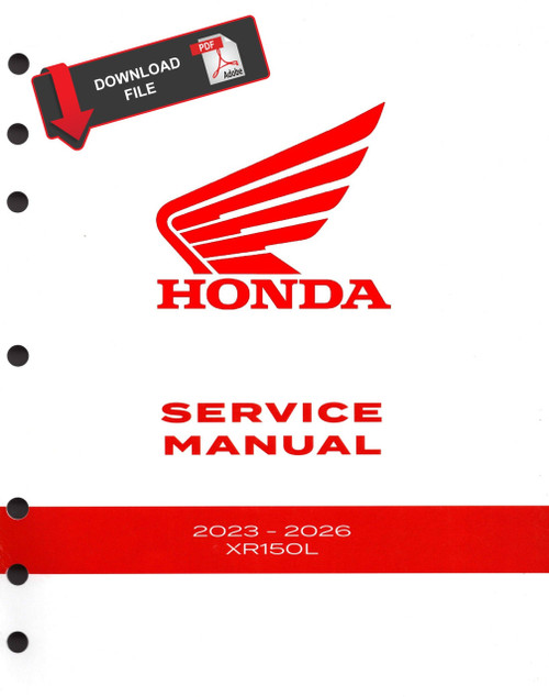Honda 2026 XR150L Service Manual