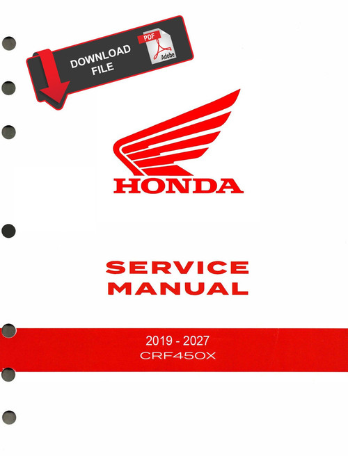 Honda 2022 CRF450X Service Manual
