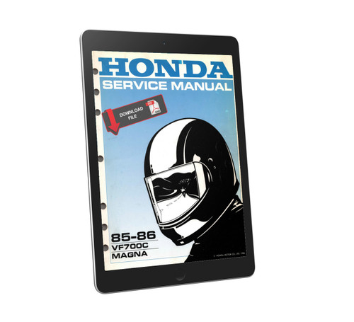 Honda 1986 Magna 700 Service Manual