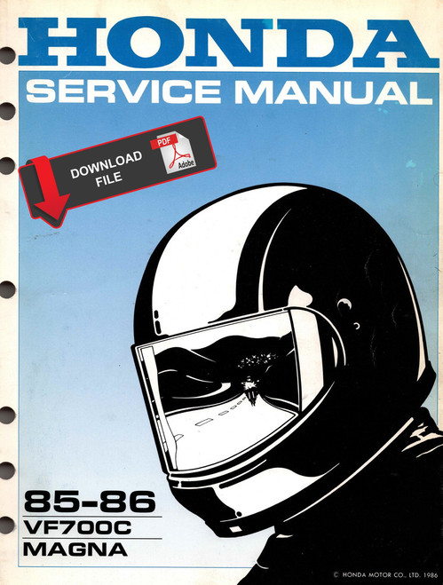 Honda 1986 VF700C Service Manual