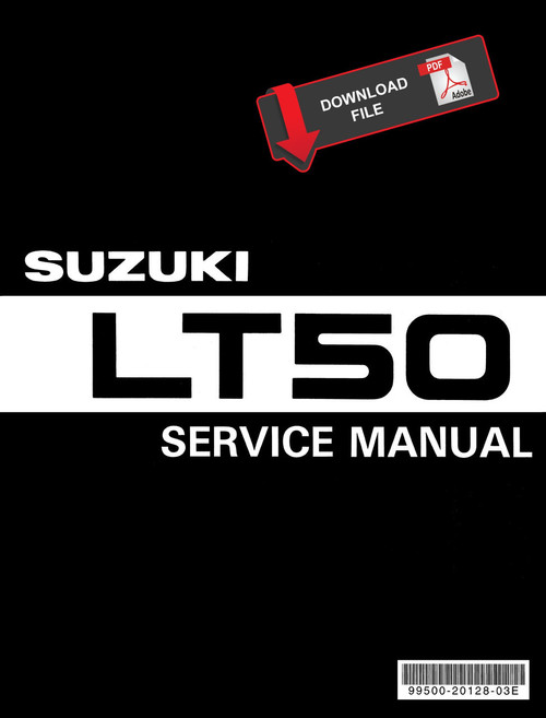 Suzuki 1991 QuadRunner LT50 Service Manual