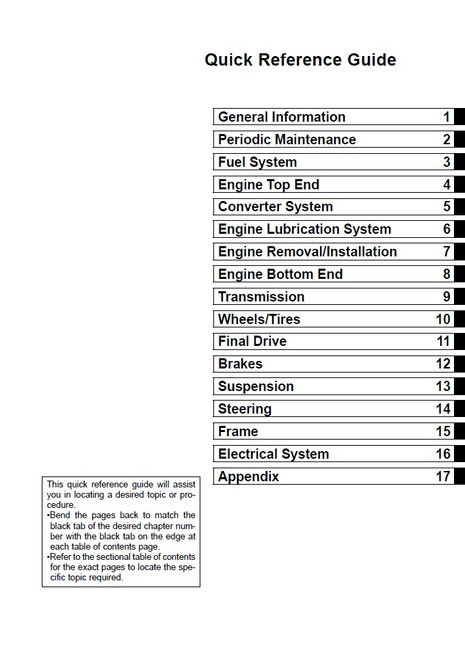 Business Industrial Kawasaki Mule 610 4x4 Kaf 400 Workshop Manual Digital Heavy Equipment Parts Accessories