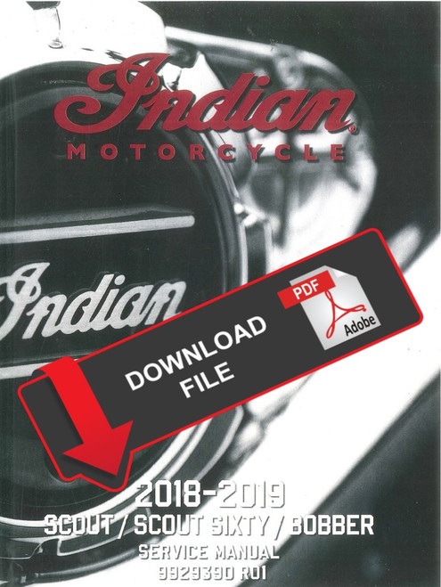 Indian 2018 Scout Service Manual