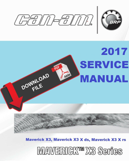 Can-Am 2017 Maverick X3 Turbo Service Manual
