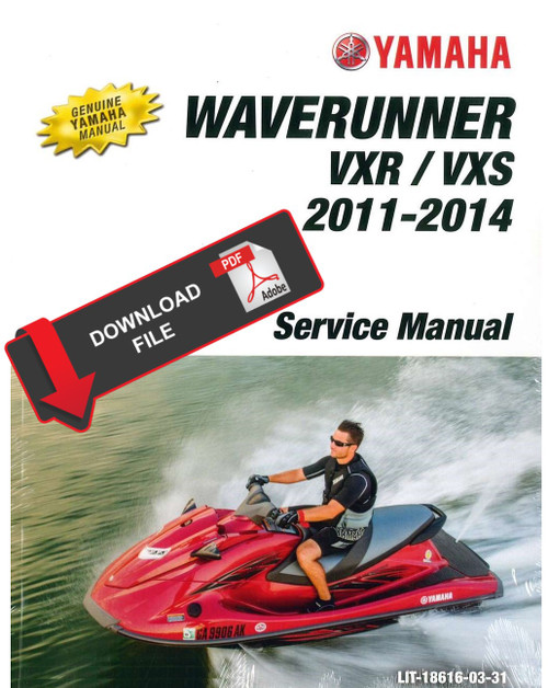 Yamaha 2012 Waverunner VXR Service Manual