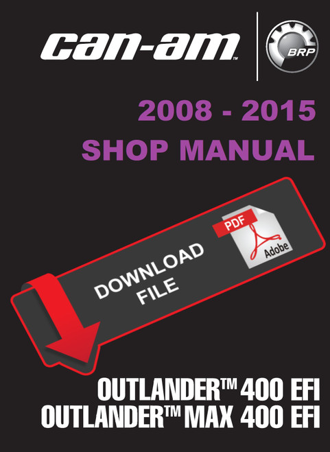 Can-Am 2015 Outlander 400 EFI Service Manual