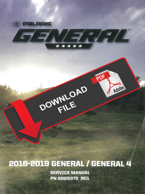 Polaris 2019 General 4 Service Manual