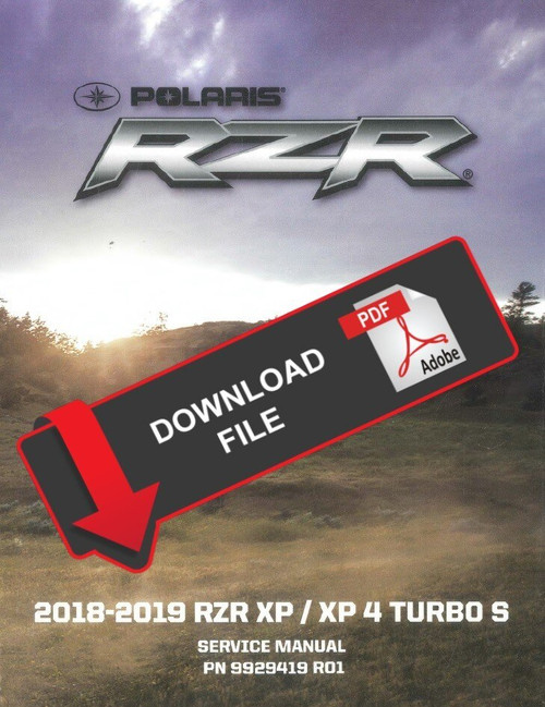 Polaris 2018 RZR XP Turbo S Service Manual