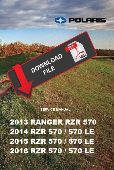 Polaris 2014 RZR 570 EPS Service Manual