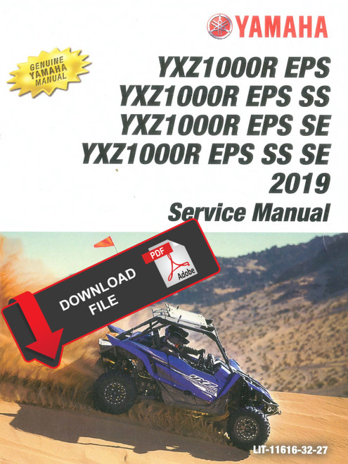 Yamaha 2019 YXZ1000R EPS SS SE Service Manual