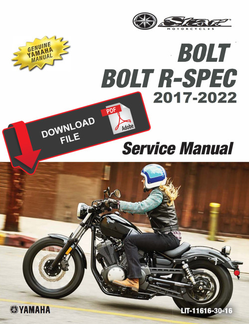 Yamaha 2019 Bolt R-Spec Service Manual