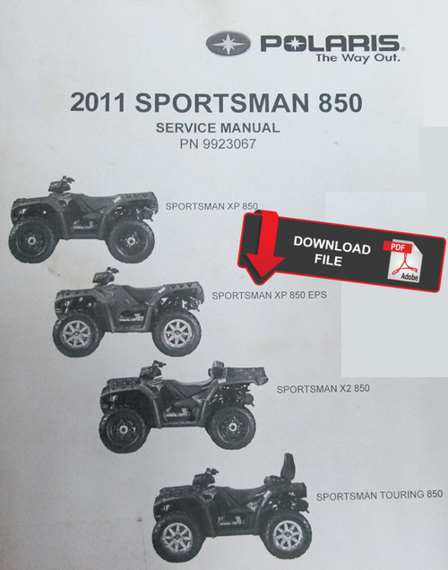 Polaris 2011 Sportsman Touring 850 Service Manual