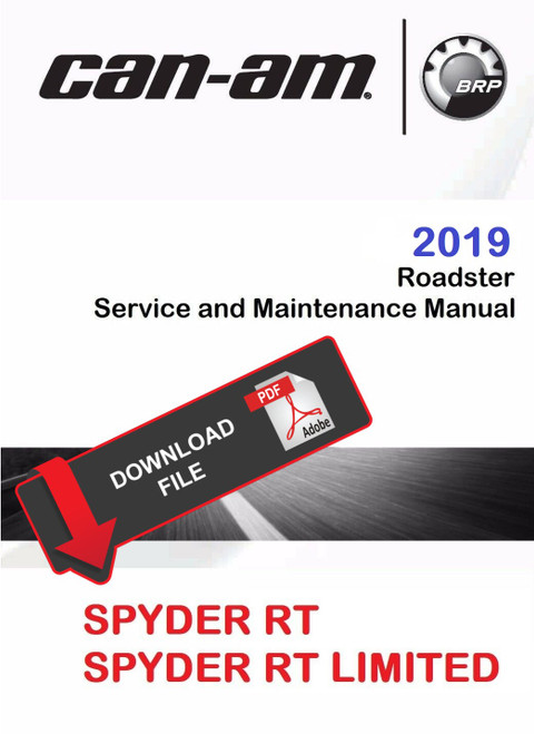 Can-Am 2019 Spyder RT Limited Service Manual