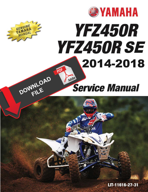 Yamaha 2016 YFZ450R Service Manual