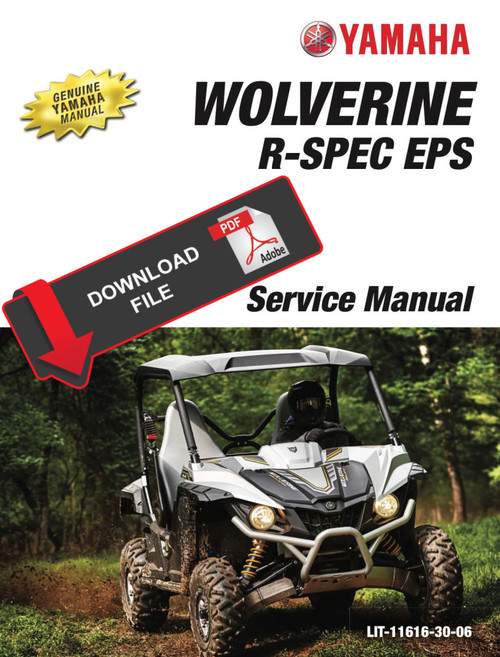 Yamaha 2017 Wolverine R-Spec EPS SE Service Manual