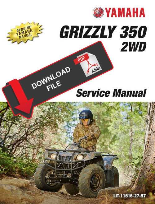 Yamaha 2014 Grizzly 350 2WD Service Manual