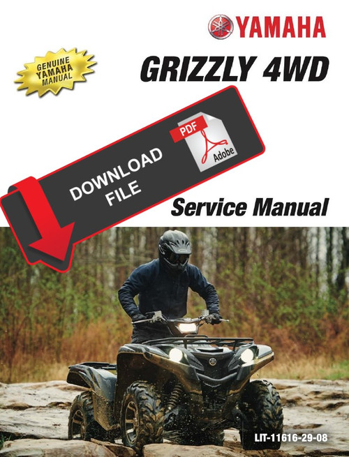 Yamaha 2016 Grizzly EPS 4WD SE Service Manual