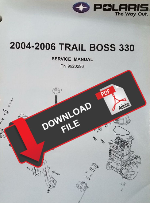 Polaris 2005 Trail Boss 330 Service Manual