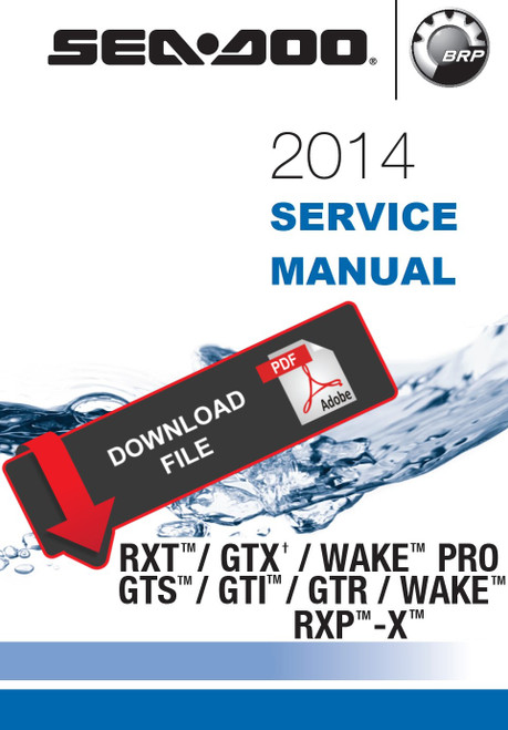 Sea-Doo 2014 GTI Limited 155 Service Manual