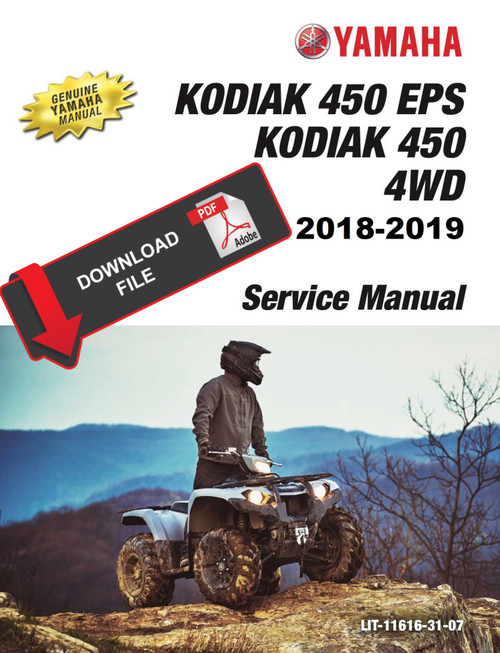 Yamaha 2019 Kodiak 450 EPS 4WD Service Manual