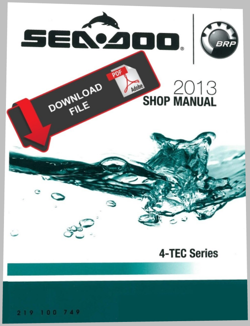 Sea-Doo 2013 GTI Limited 155 Service Manual