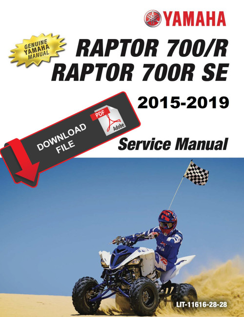 Yamaha 2019 Raptor 700R SE Service Manual