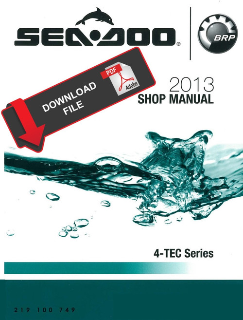 Sea-Doo 2013 RXT-X aS 260 Service Manual