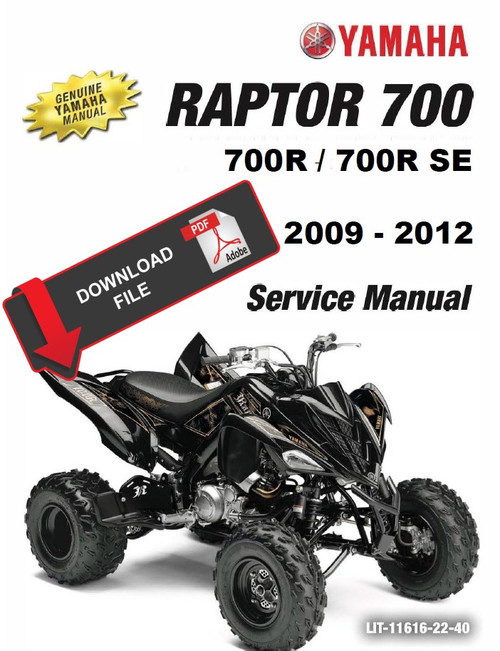 Yamaha 2010 Raptor 700 Service Manual