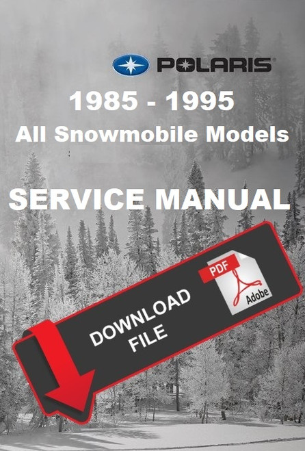 Polaris 1995 RXL Snowmobile Service Manual