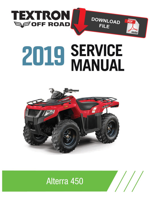 Textron Arctic Cat 2019 Alterra 450 Service Manual