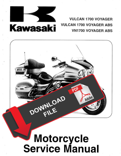 Kawasaki 2012 Vulcan 1700 Voyager Service Manual