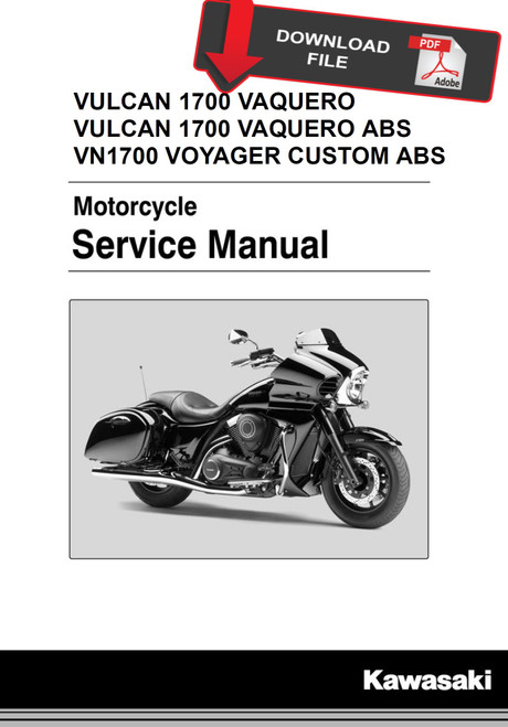 Kawasaki 2016 Vulcan 1700 Vaquero ABS Service Manual