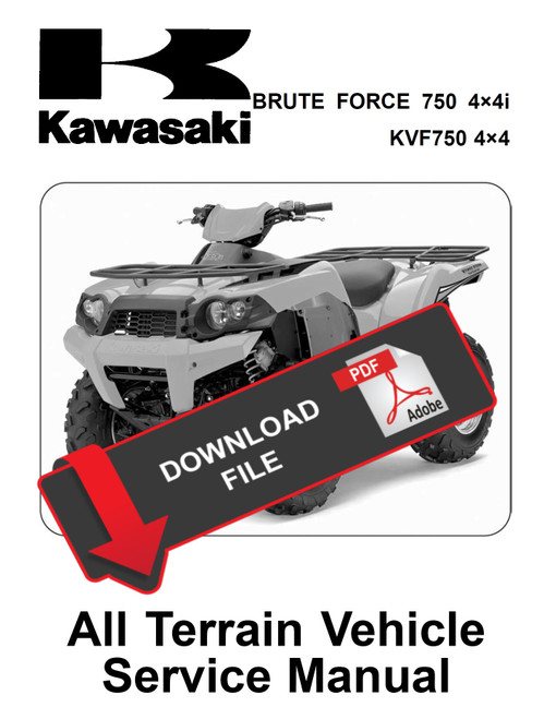 Kawasaki 2008 KVF750 4x4 Service Manual