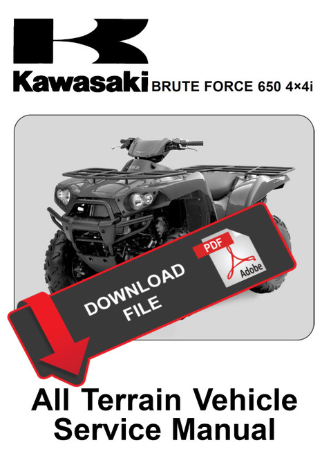 Kawasaki 2009 Brute Force 650 4x4i Service Manual