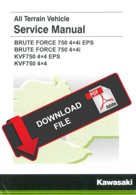 Kawasaki 2016 Brute Force 750 4x4i Service Manual
