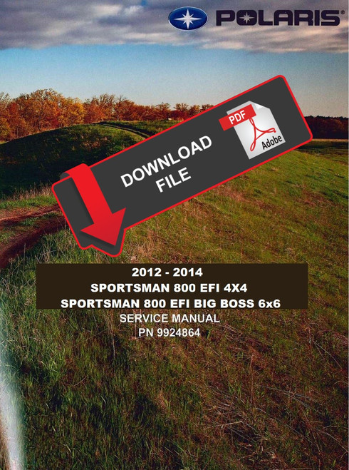 Polaris 2014 Sportsman 800 EFI 4x4 Service Manual