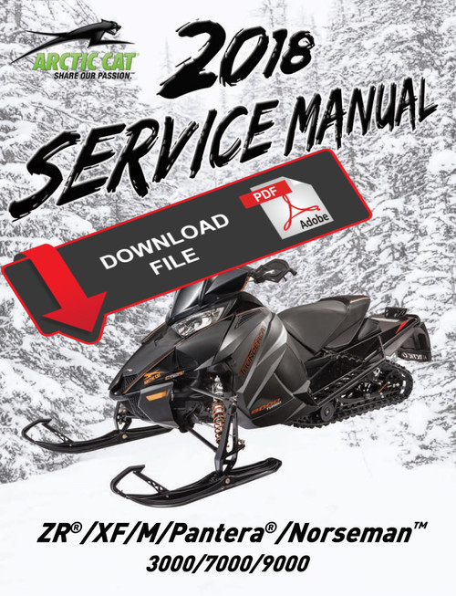 Arctic Cat 2018 M 9000 Sno Pro Service Manual