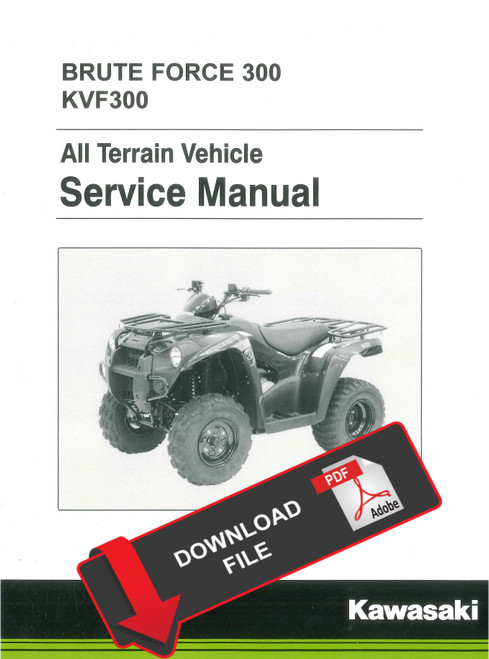 Kawasaki 2013 KVF300 Service Manual