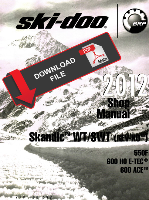 Ski-Doo 2012 Skandic SWT 600 ACE Service Manual