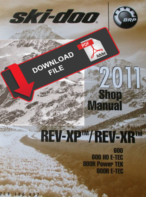 Ski-Doo 2012 MXZ X-RS 800R E-TEC Snowmobiles Service Manual
