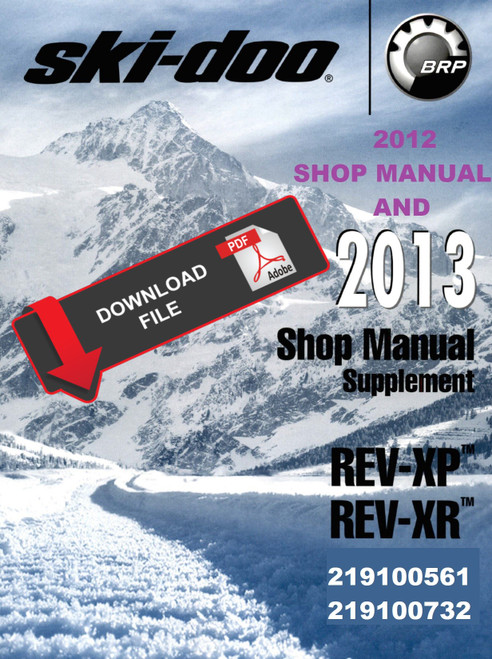 Ski-Doo 2013 Freeride 137 800R E-TEC Service Manual