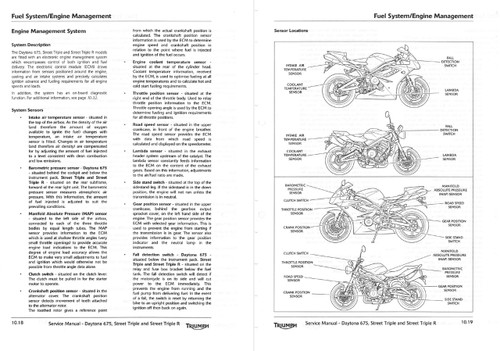 2012 Triumph Street Triple Service Manual