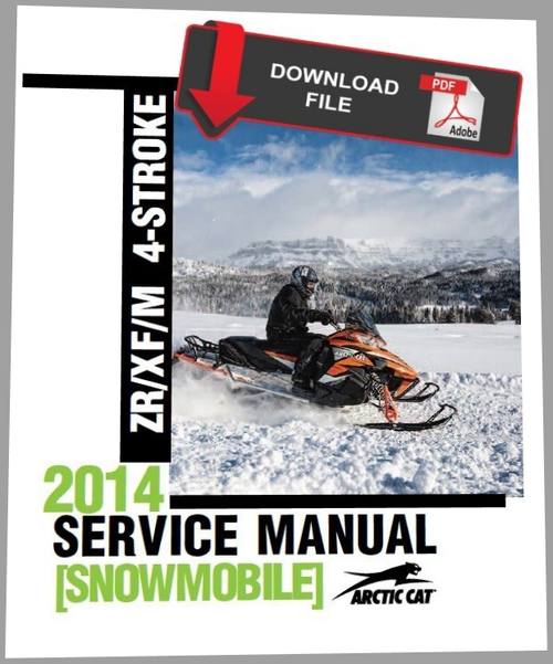 Arctic Cat 2014 4-stroke Snowmobiles Service Manual