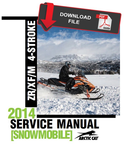 Arctic Cat 2014 M 9000 Sno Pro 162 Service Manual