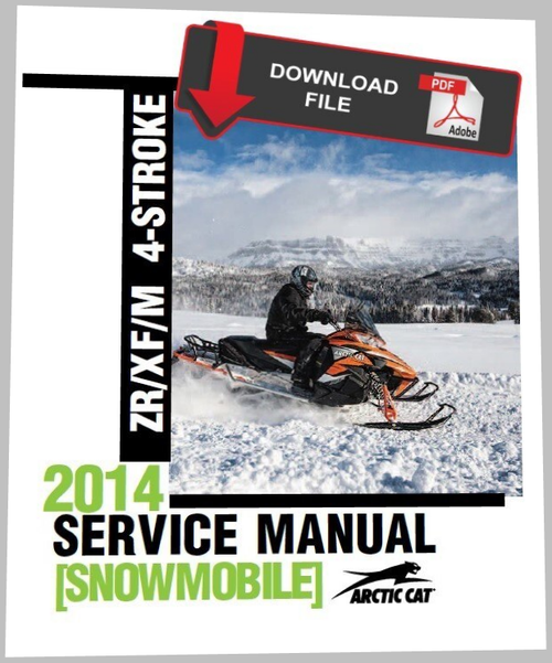 Arctic Cat 2014 XF 7000 Sno Pro Ltd Service Manual