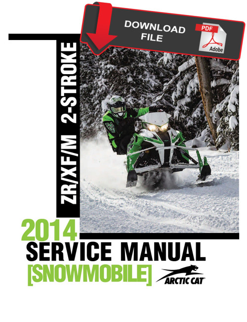 Arctic Cat 2014 M 6000 Sno Pro 153 Service Manual