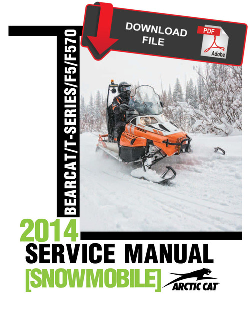 Arctic Cat 2014 F570 Snowmobiles Service Manual