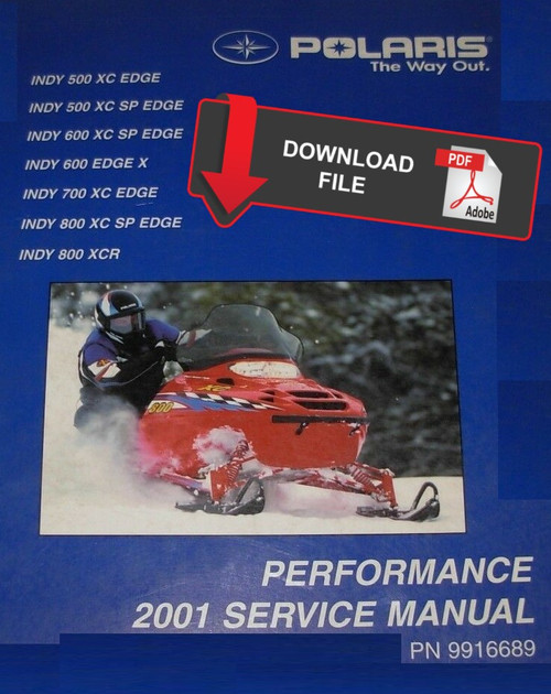 Polaris 2001 Performance Snowmobile Service Manual