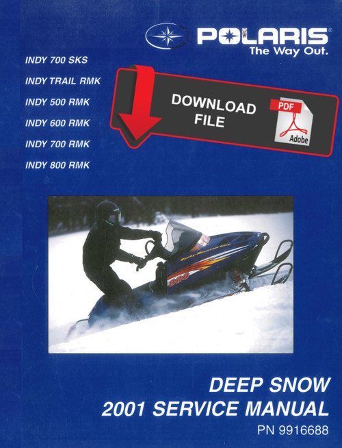 Polaris 2001 Indy Trail RMK Snowmobile Service Manual
