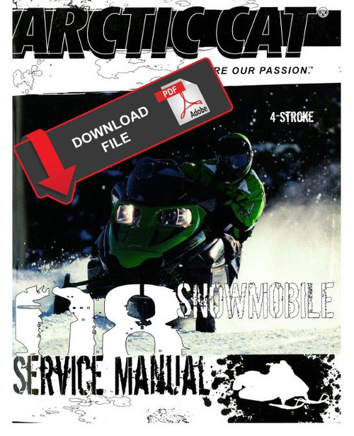 Arctic Cat 2008 T Z1 Service Manual
